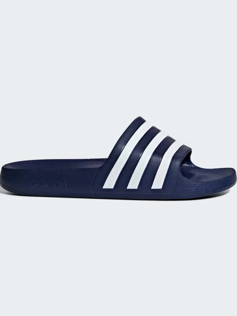 adidas Adilette Aqua Slides in Navy Blue